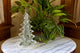 Mouth Blown Art Glass Christmas Tree, 11"