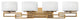 Hinkley Lanza Large Four Light Vanity, Brushed Bronze
