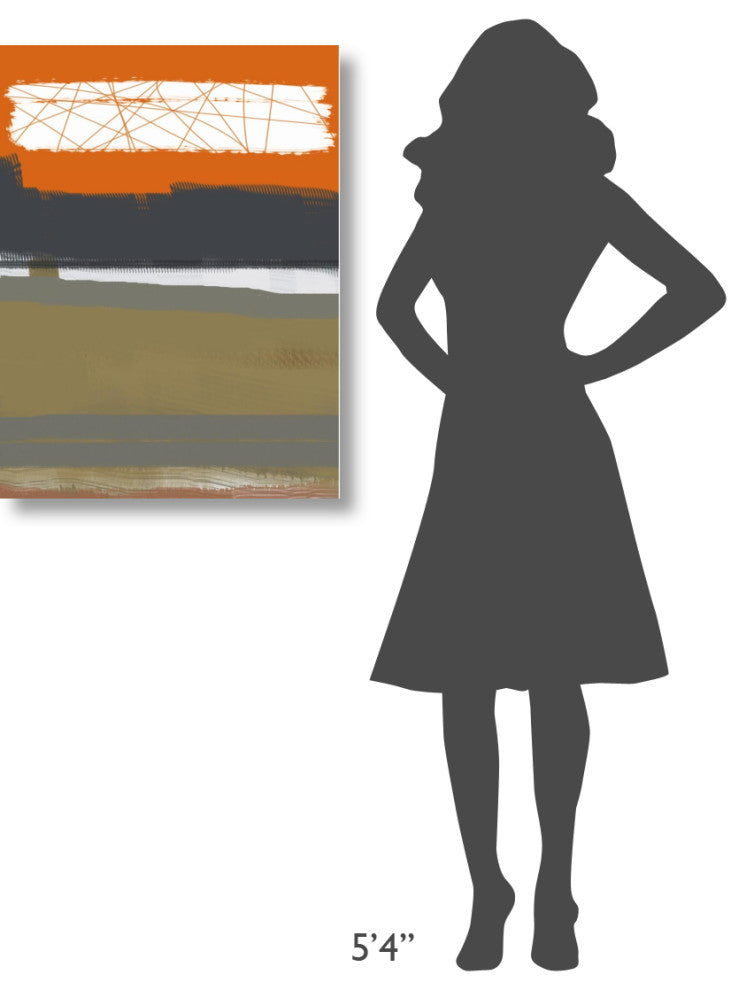 "Abstract Orange 1" Fine Art Print