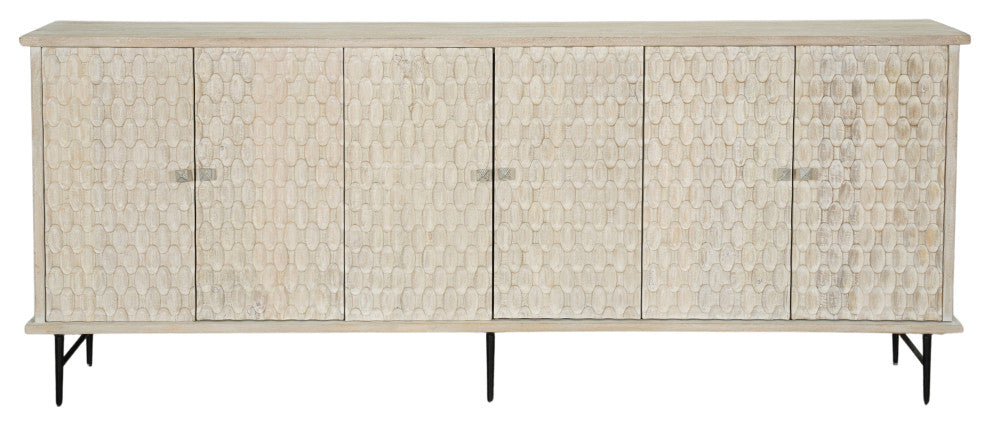 Ethan 6-door Solid Wood Sideboard