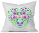 Amy Sia Marble Bubble Neon Throw Pillow, 18"x18"