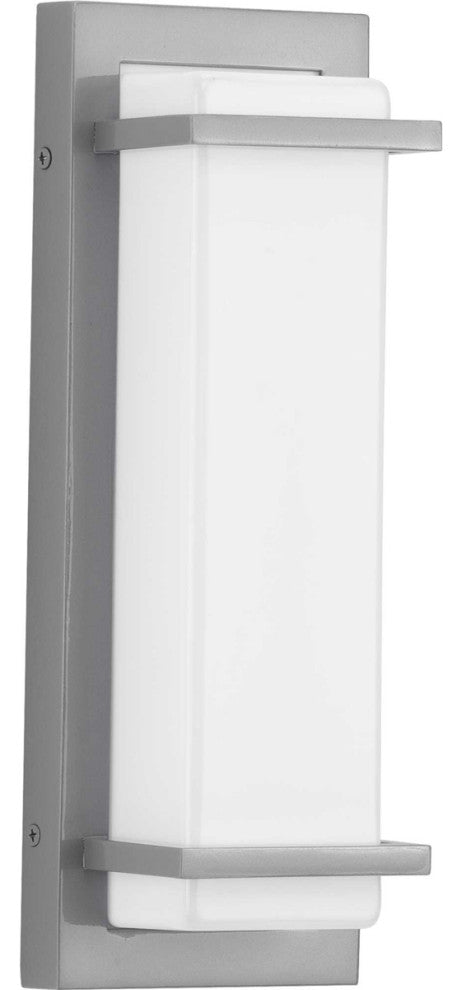 Z-1080 LED Collection Metallic Gray 1-Light Small LED Outdoor Sconce
