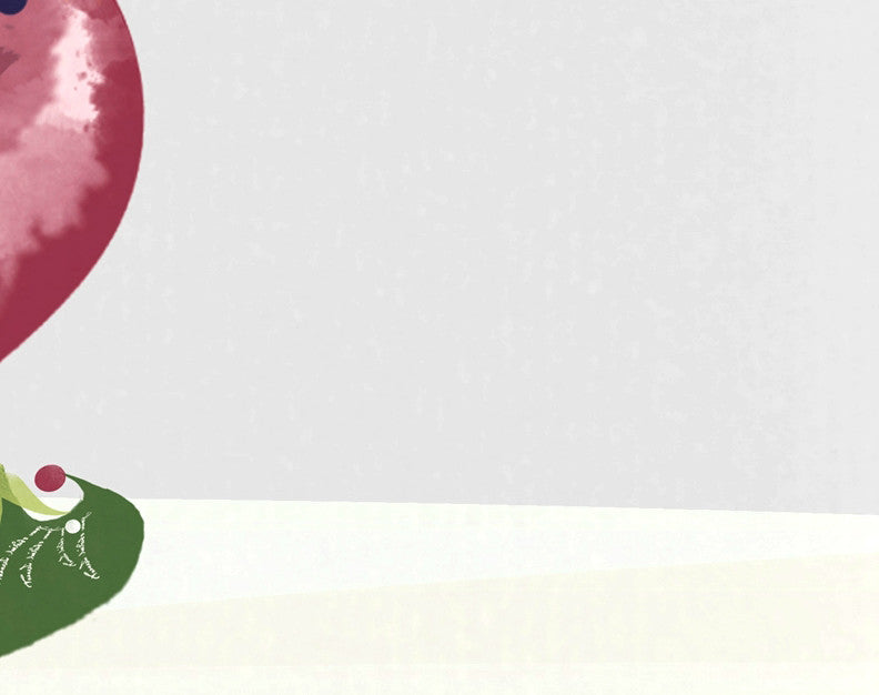 Merry Christmas Bird Decorative Holiday Animal Print Hand Towel, Cranberry