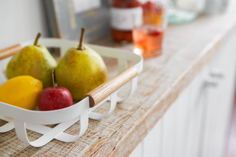 Tosca Fruit Basket, White