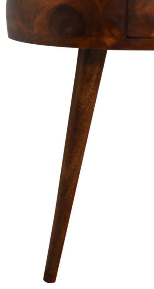 Chestnut Semi Circle Nightstand