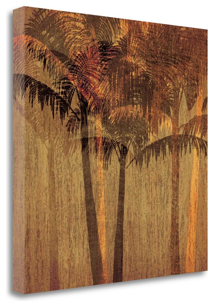 "Sunset Palms II" By Amori, Giclee Print on Gallery Wrap Canvas, Ready to Hang