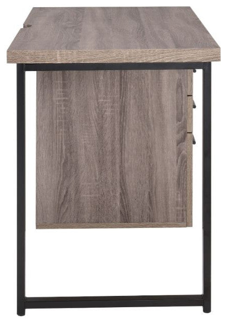 Acme Coy Desk Gray Oak