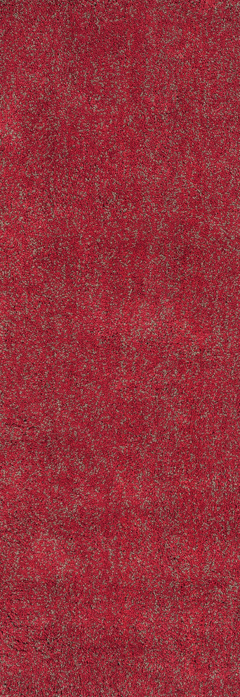Bliss 1584 Red Heather Shag, 2'3"x7'6" Runner