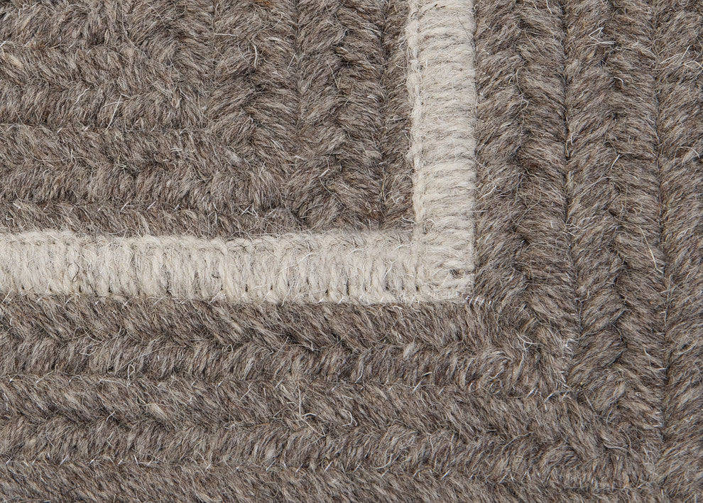Shear Natural Rug, Rockport Gray, 14"x17" Swatch Sample