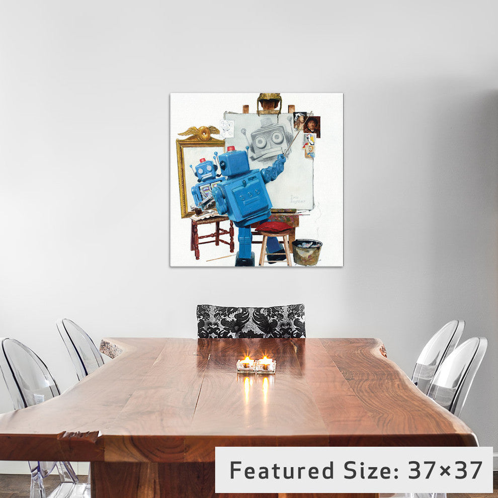 "Selfie" by Eric Joyner, 26x26x1.5