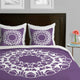 Deny Designs Karen Harris Mod Medallion Plum Duvet Cover-Lightweight
