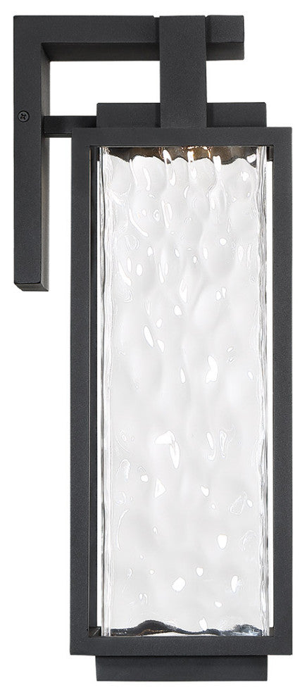Two if By Sea 18"Outdoor Wall-Light 3000K, Black