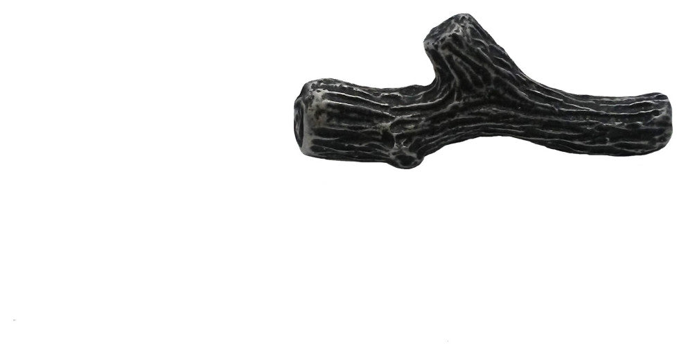 Twig Knob, Pewter