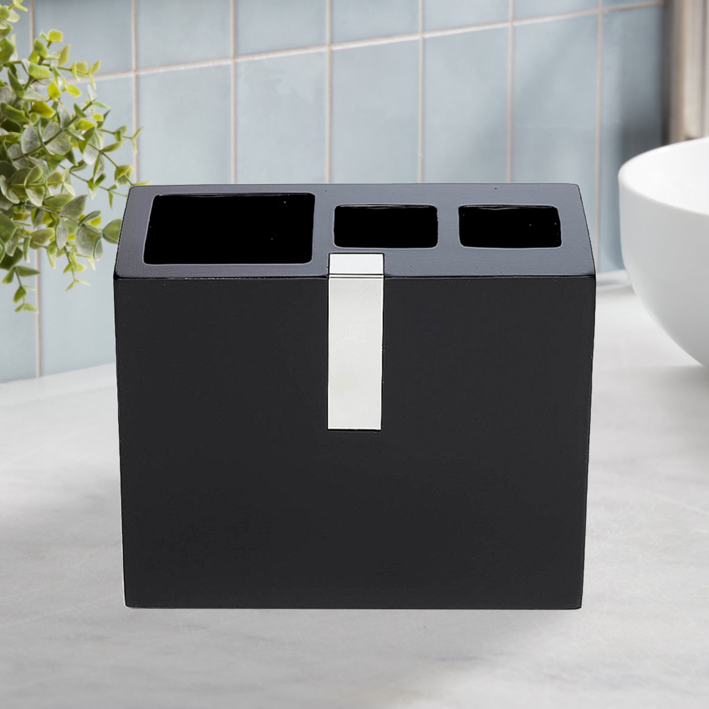 Houston Street Black, Toothbrush Holder