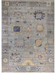 Oushak One-of-a-Kind Hand-Knotted Area Rug Light Gray, 10'0" x 13'8"