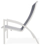 Kendall Sling Stackable Outdoor Lounge Chair, Collect Indigo/Snow