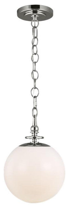 Generation Lighting, TP1031PN, Medium Pendant, Polished Nickel
