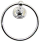 Midtown Towel Ring, Chrome