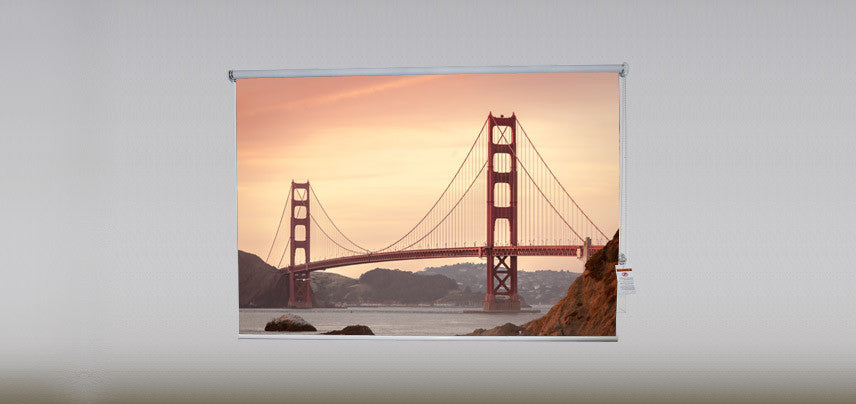 "Golden Gate Bridge" Artwork, 3' Shade, Blackout