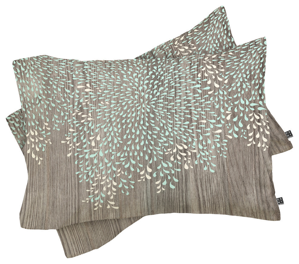 Deny Designs Iveta Abolina Coastal Raindrops Pillowcase