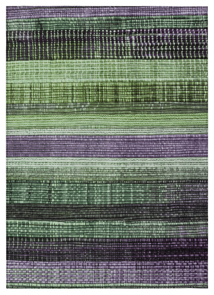 Machine Washable Indoor/Outdoor Chantille ACN1873 Purple 2'6" x 3'10" Rug