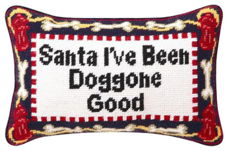 Dog Gone Good NeedlePoint Pillow
