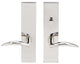 Air-Stream Lever, Tubular Passage, Privacy Bolt, RH, Polished Stainless Steel