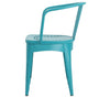 GDF Studio 3-Piece Leona Outdoor Iron Bistro Set, Matte Teal