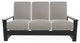 Leeward Deep Seat 3-Seat Outdoor Sofa, Cast Silver/Graphite