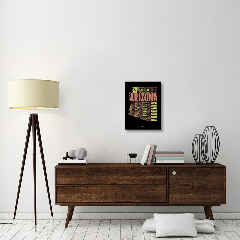 "Arizona Word Cloud 1" Fine Art Print