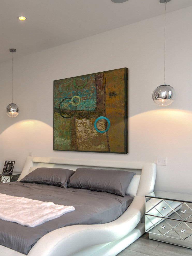 "Urban Spaces" Painting Print on Wrapped Canvas by Julie Joy