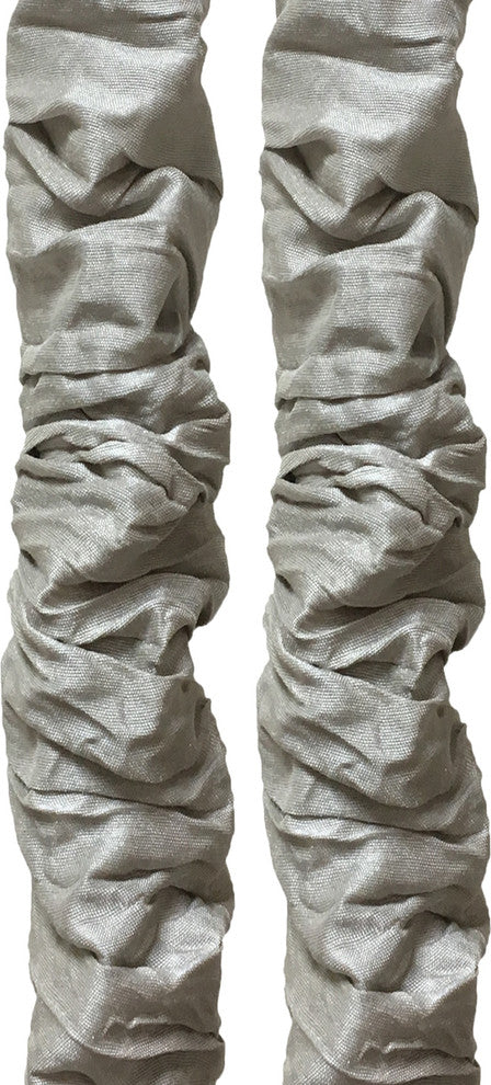 Royal Designs Set of 2 Gray Cord and Chain Cover, 4'