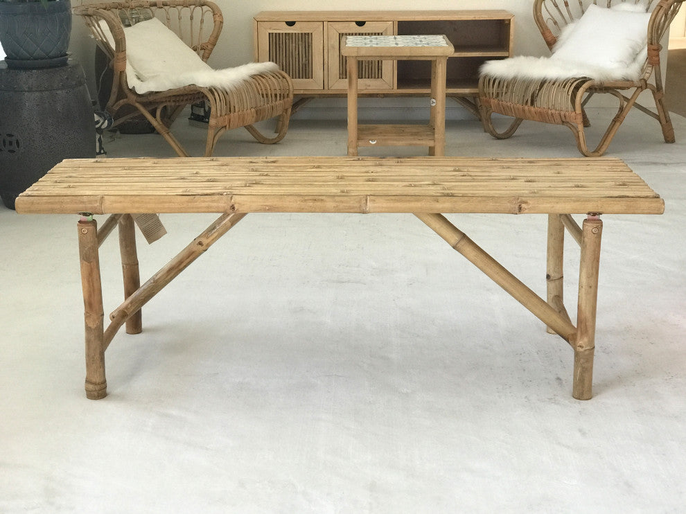 Bamboo Folding Bench