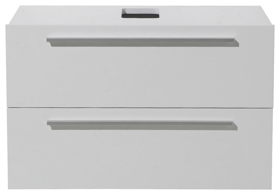 Medio 32" Bathroom Cabinet, Base: White, Base Only, Without Sink