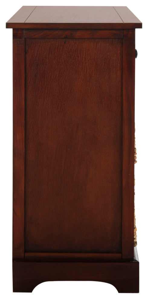 Safavieh Herman Storage Unit, Dark Cherry