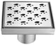 Dawn® LMU050504 Memuru River Series Square Shower Drain 5"L In Polished Satin