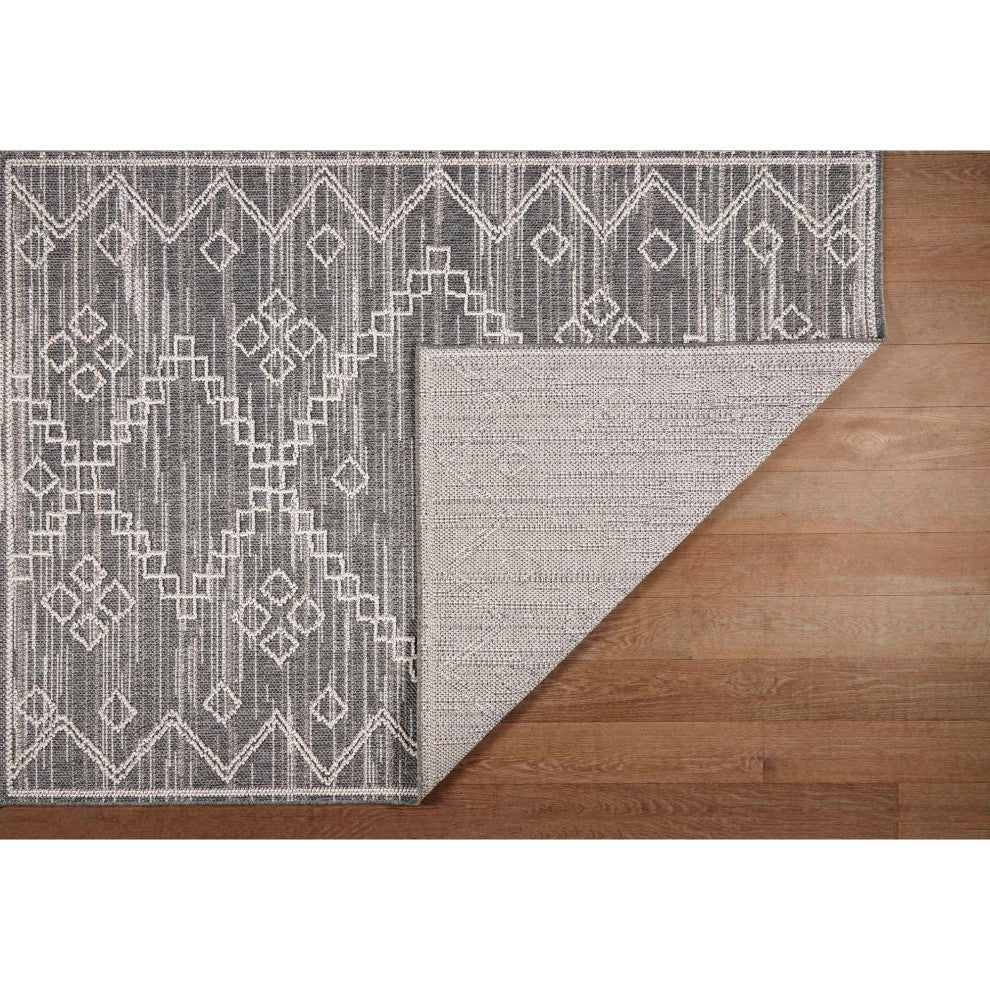Resort Diamonds Area Rug, Gray, 8'10"x11'10"