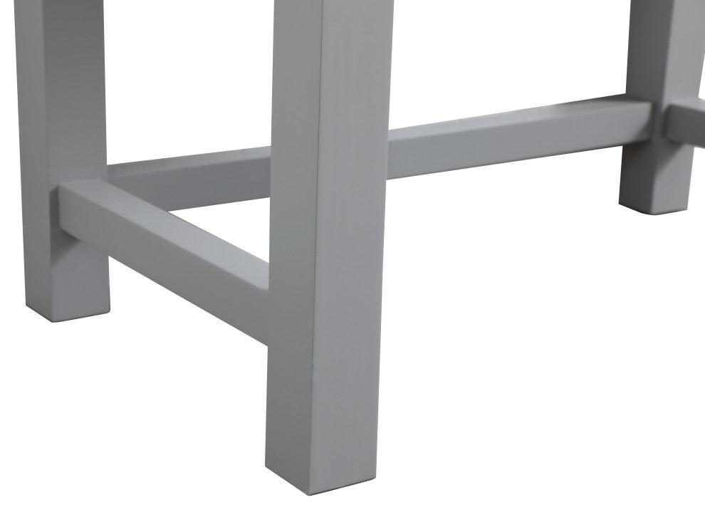 36" ADA Compliant Bathroom Vanity, Gray