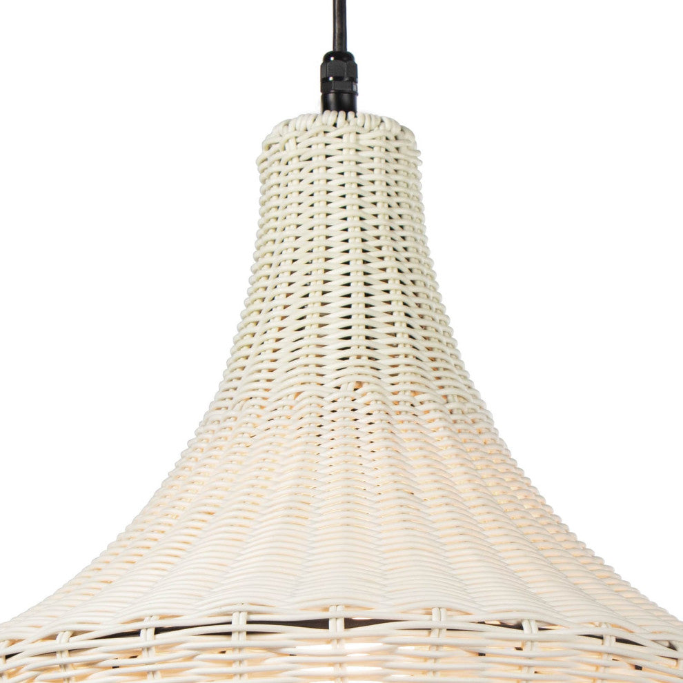 Vista Outdoor Chandelier, White