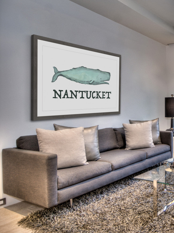 "Long Live Nantucket" Framed Painting Print, 36x24