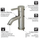 Luxier BSH03-S Single-Handle Bathroom Faucet with Drain, Brushed Nickel
