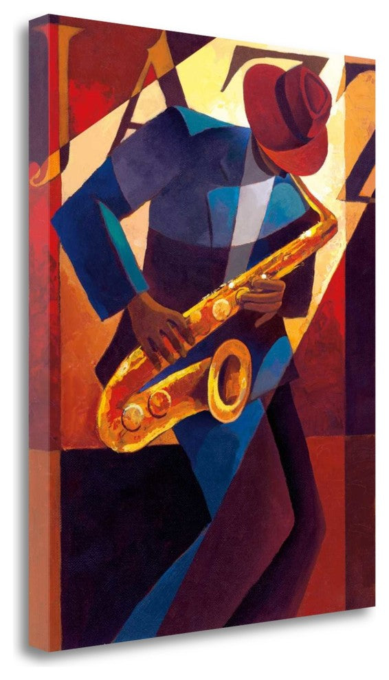 "Bebop" By Keith Mallett, Giclee Print on Gallery Wrap Canvas, Ready to Hang