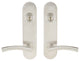 Brussels Lever, Tubular Entry, Double Cylinder, Satin Stainless Steel