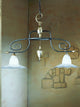 Country Line 1832 Pendant, Verdigris And Rust, White Scavo