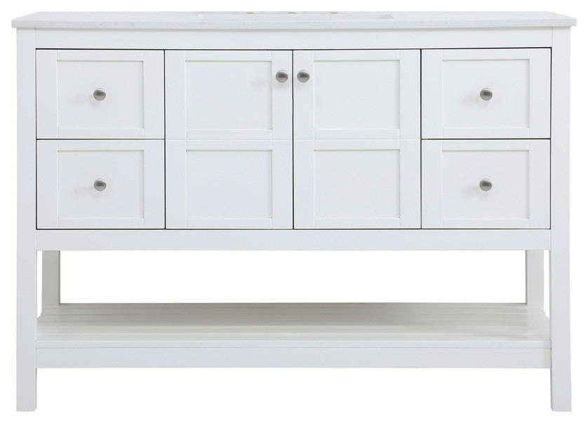 Tucker White 48" Single Sink Bathroom Vanity