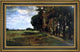 John Twachtman View Near Polling Framed Premium Canvas Print, 18"x27"