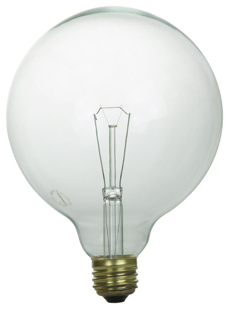 Sunlite 25 Watt G40 Globe, Medium Base, Clear