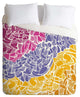 Deny Designs Karen Harris Fossil Warm Jewels Duvet Cover - Lightweight