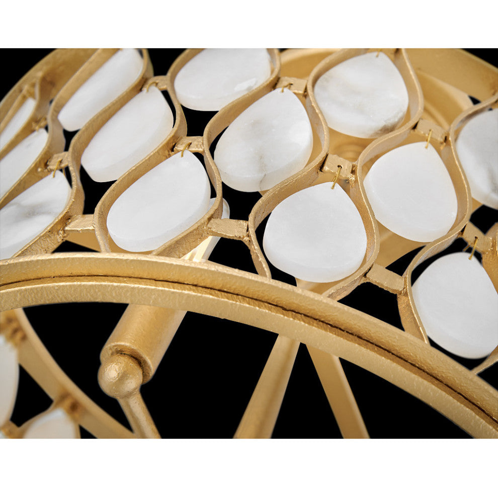 Fredrick Ramond Estie Medium Convertible Semi-Flush Mount, Piastra Gold