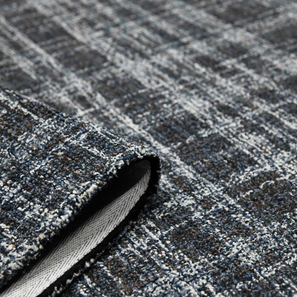 Laurel Turlen Area Rug, Dark Gray, 2' x 3', Plaid